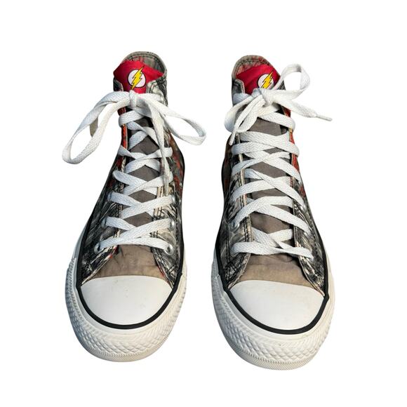 Converse DC Comics Chuck Taylor All Star High Top‎ Shoes Flash Men's 6/Women's 8 - Picture 2 of 13